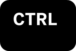 Shows the Control keyboard key.