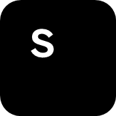 Shows the S keyboard key.