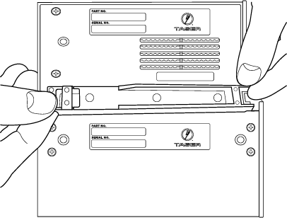 Shows how to install the locking adatper.