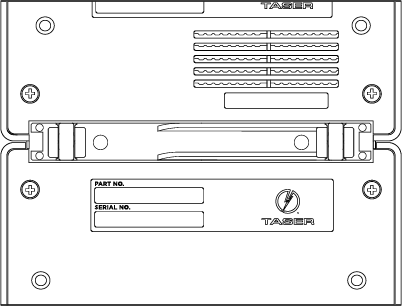 Shows the locking adapter installed.