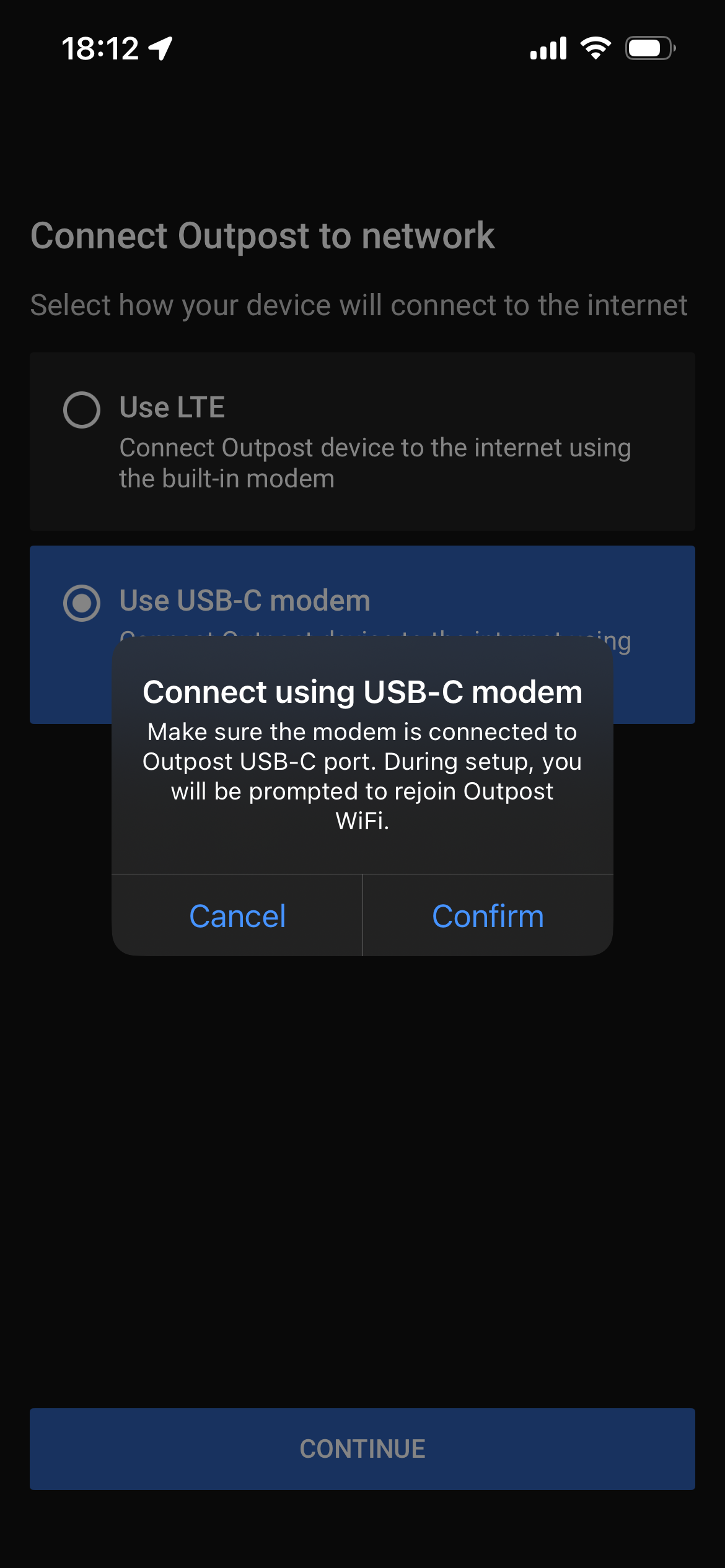 AOM USBC modem.