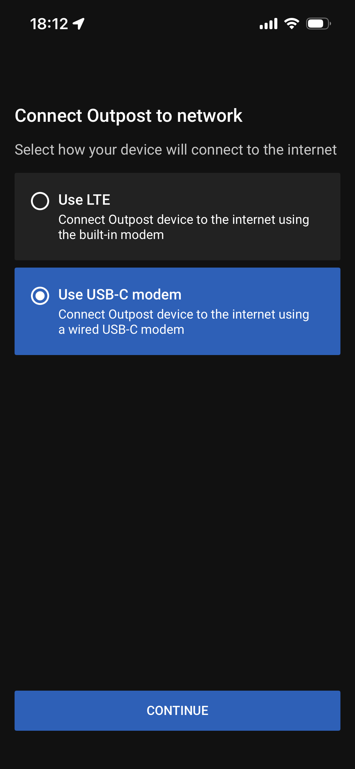 AOM USBC modem.