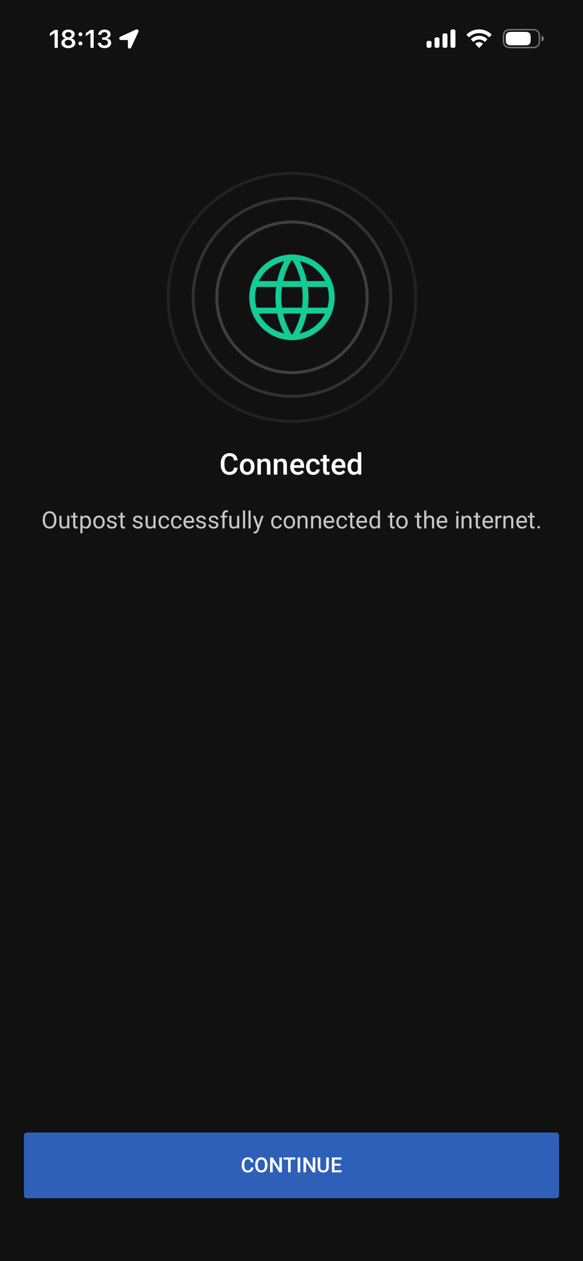 AOM LTE connection three.
