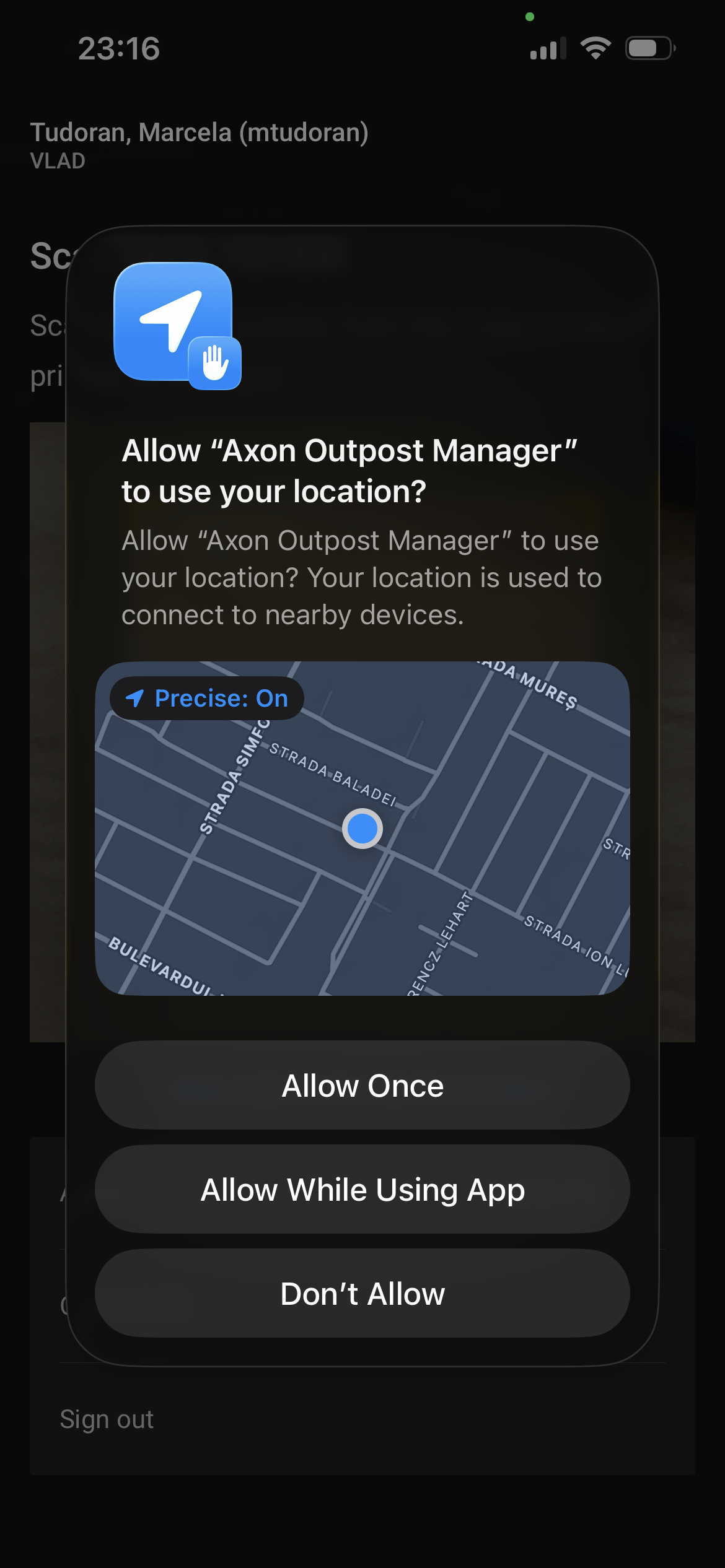 AOM location enable.