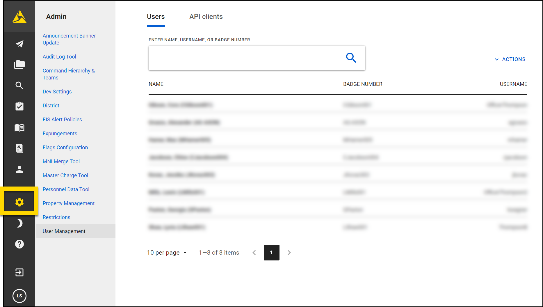 Shows the Administrator Console.