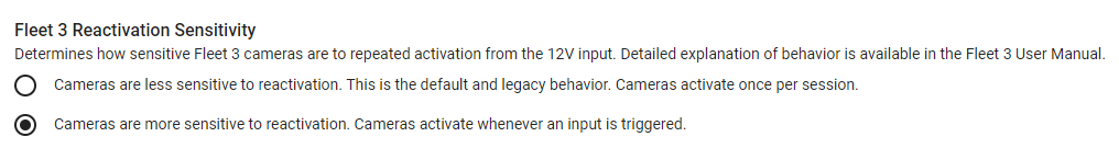 Reactivation setting