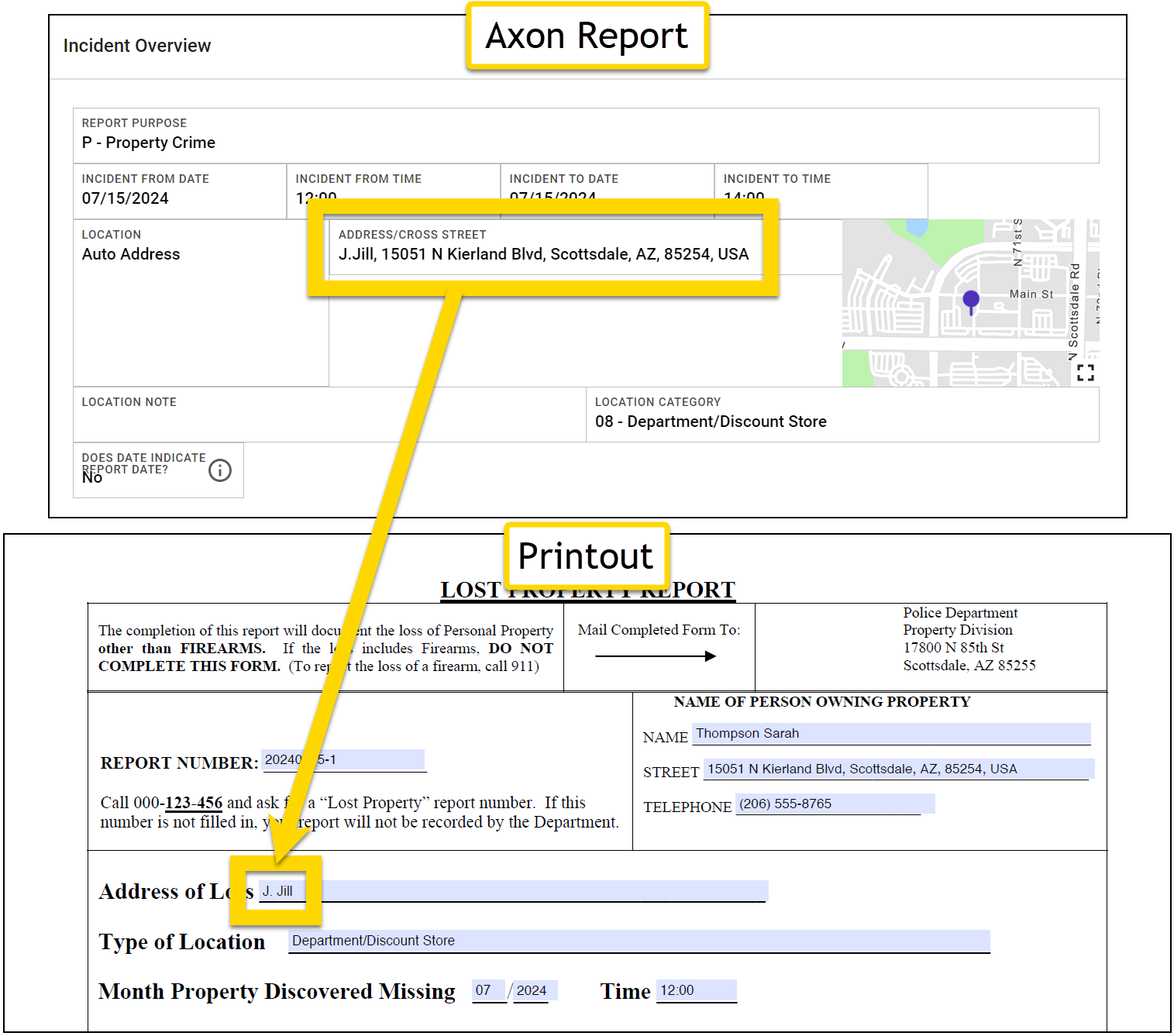 Shows the pick operation.