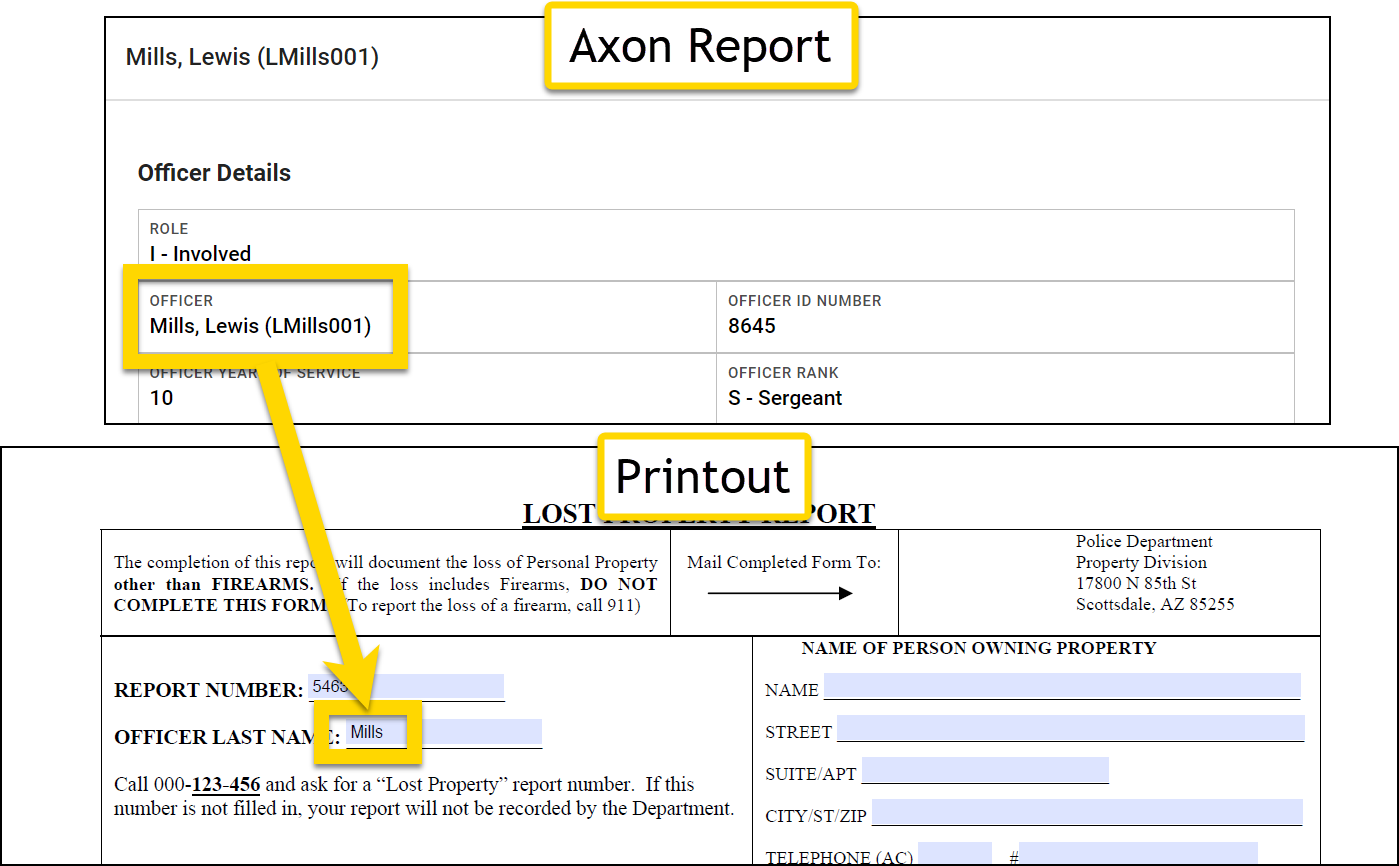 Shows an example of using the split operator in a Print Template mapping.
