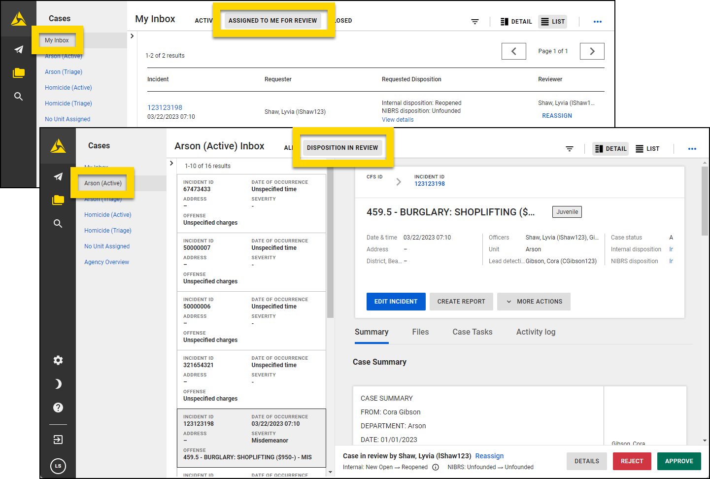 Shows how to find all supervisor disposition update requests.