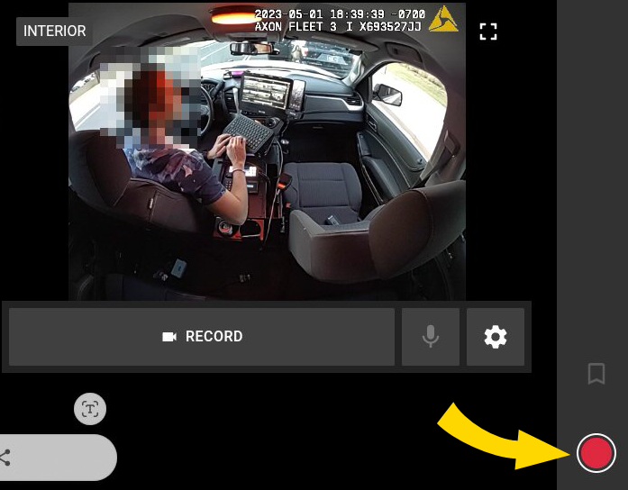 Shows the Fleet Devices Dashboard tab with the Record All button highlighted.