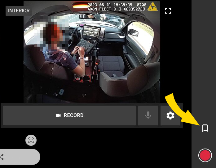 Shows the Fleet Dashboard Devices tab with the Marker button highlighted.