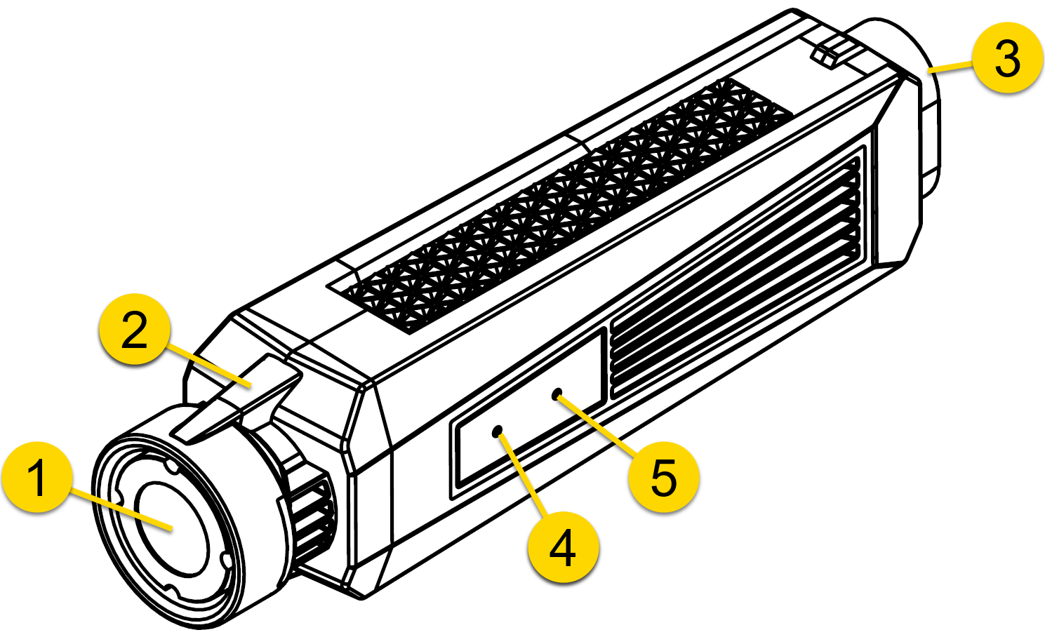 Axon Flex 2 Camera Components