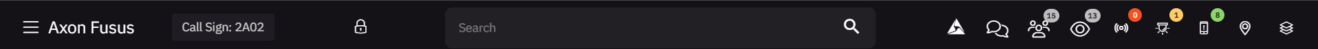 Shows the top toolbar.