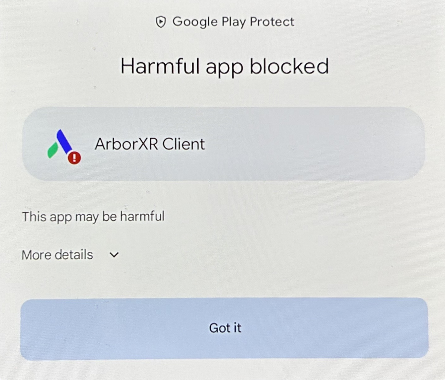 Google Play notifcation