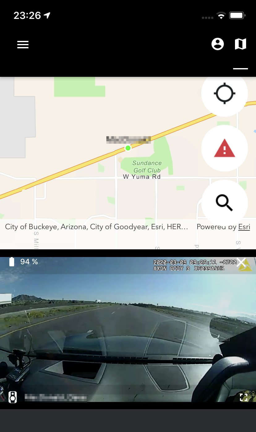 Shows a video on the livestream tile.
