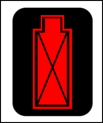 Battery error_alt