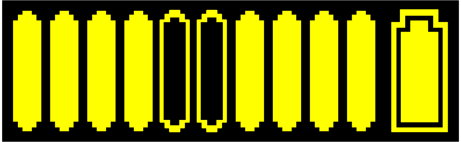 Two cartridges deployed
